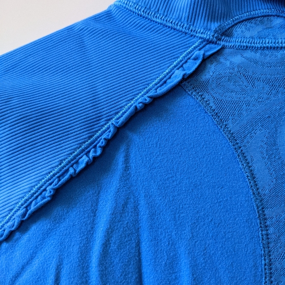 Lululemon Royal Blue Half Zip - Picture 5 of 10
